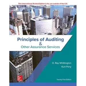 Image of ISE Principles of Auditing & Other Assurance Services Paperback / softback 2018