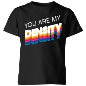 image of Back To The Future You Are My Density Kids T-Shirt - Black - 11-12 Years