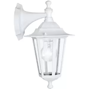 image of Eglo Laterna 5 - 1 Light Outdoor Wall Lantern White IP44, E27