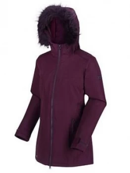 image of Regatta Myla Waterproof Jacket - Dark Burgundy , Dark Burgundy, Size 10, Women