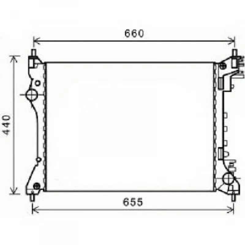 Image of Engine radiator DIEDERICHS DCM1360