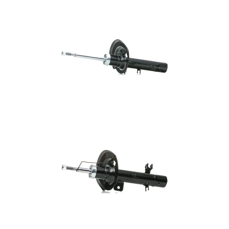 Image of RIDEX 854S20267 Shock absorber Front Axle Left, Gas Pressure, Twin-Tube, Suspension Strut, Bottom Clamp Shock Absorber (854)