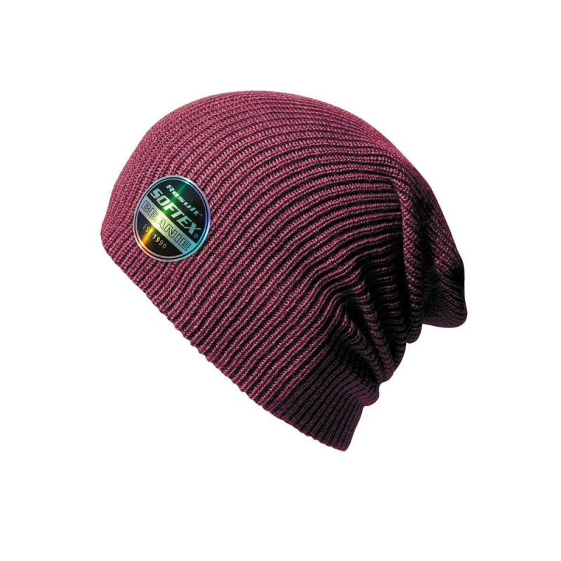 Image of Result Core Mens Soft Beanie in Scarlet Scarlet Male One Size