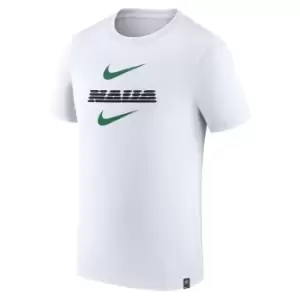 Image of Nike M Nk Swsh Fed WC22 Tee - White