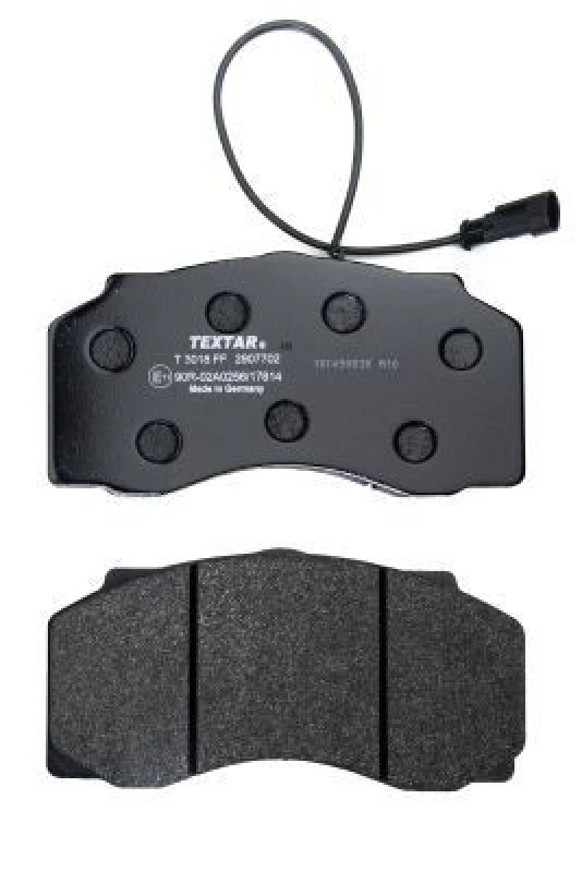 Image of TEXTAR 2907702 Brake pad set with integrated wear warning contact Brake Pad Set,disc brake (402)
