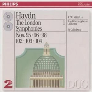 image of THE LONDON SYMPHONIES VOL 1 - Haydn by Joseph Haydn CD Album