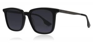 image of McQ MQ0070S Sunglasses Black / Ruthenium 001 51mm