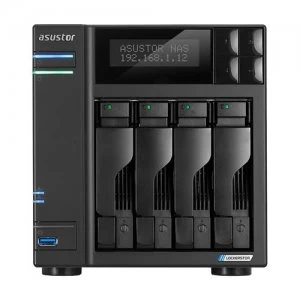 image of Asustor AS6604T NAS/storage Server J4125 Ethernet LAN Black