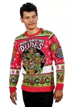 image of TMNT Christmas Jumper - L