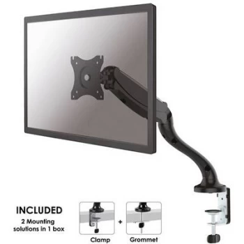 image of Neomounts by Newstar NM-D500BLACK 1x Monitor desk mount 25,4cm (10) - 76,2cm (30) Tiltable, Swivelling