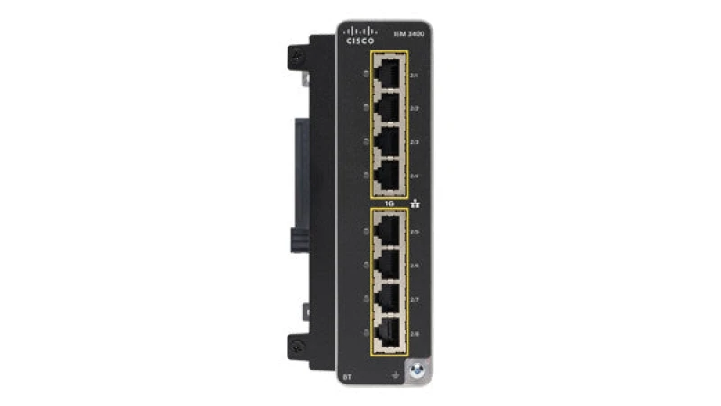 Image of Cisco IEM-3400-8T= network switch module Gigabit Ethernet