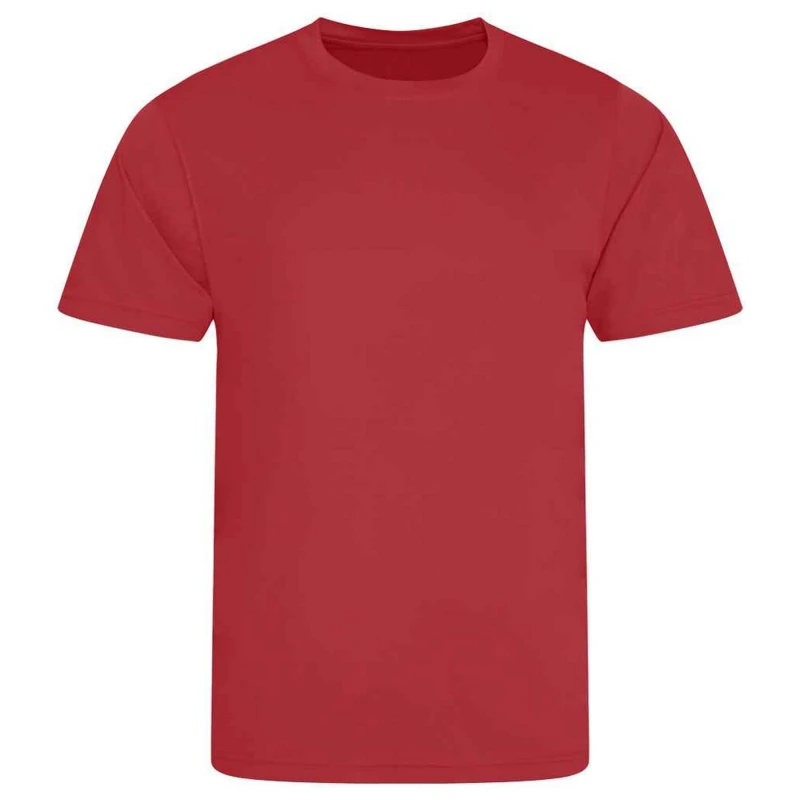 Image of AWDis Cool Mens Smooth T-Shirt in Red Size: Large Red Male L
