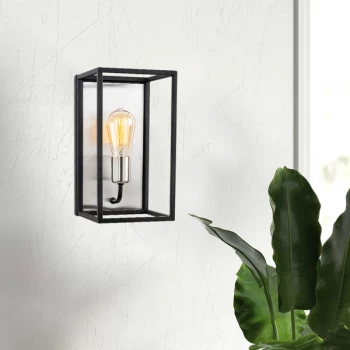 Image of Kafes - 5566 Nickel Black Wall Lamp