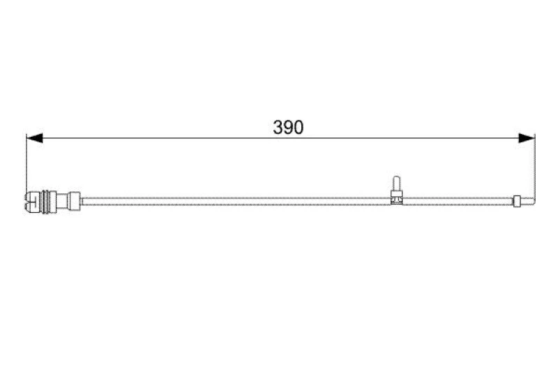 Image of Bosch 1 987 473 041 Brake Pad Wear Sensor Warning Contact,brake pad wear (407)