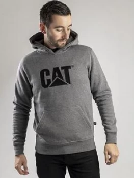Image of Caterpillar Cat Workwear Trademark Overhead Hoodie - Grey