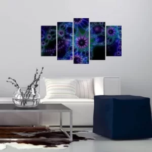 Image of 5MX-68 Multicolor Decorative MDF Painting (5 Pieces)