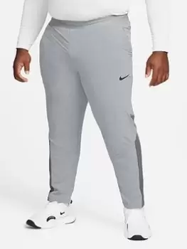 Image of Nike Train Pro Dri Fit Flex Vent Max Pant, Grey Size M Men
