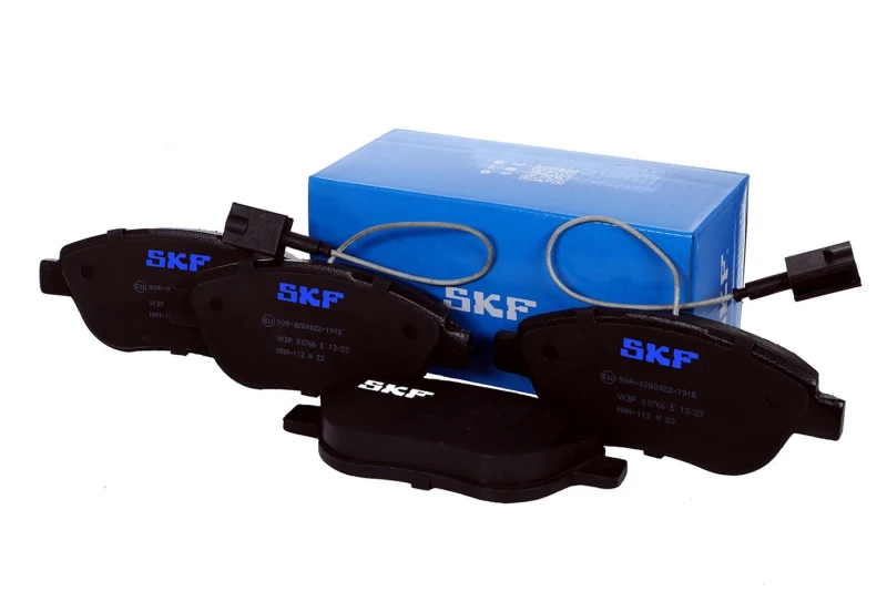 Image of SKF VKBP 80766 E Brake pad set incl. wear warning contact Brake Pad Set,disc brake (402)