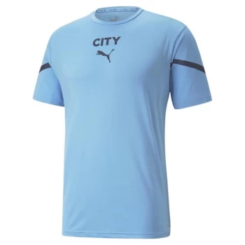 Puma Manchester City Pre Match Shirt 2021 2022 Mens - Blue/Navy