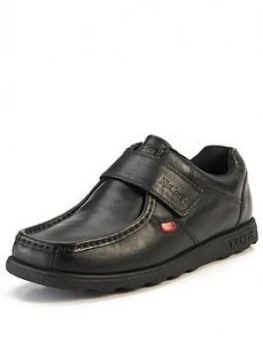 Image of Kickers Fragma Mens Strap Shoes, Black, Size 6, Men