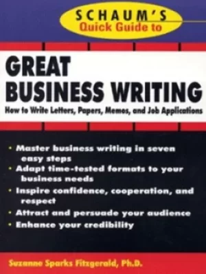 Image of Schaums quick guide to great business writing by Suzanne Sparks Fitzgerald