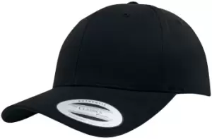 Image of Flexfit Curved Classic Snapback Cap black