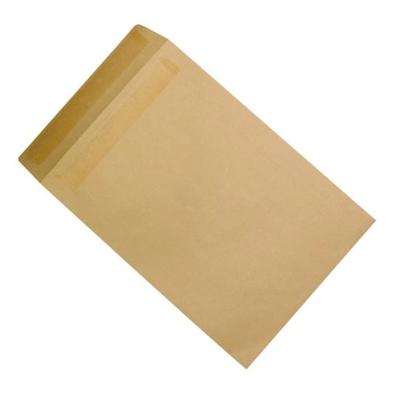 Image of 5 Star Office Envelopes Recycled Pocket Self Seal 90gsm 406x305mm Manilla (250 Pack) 907239