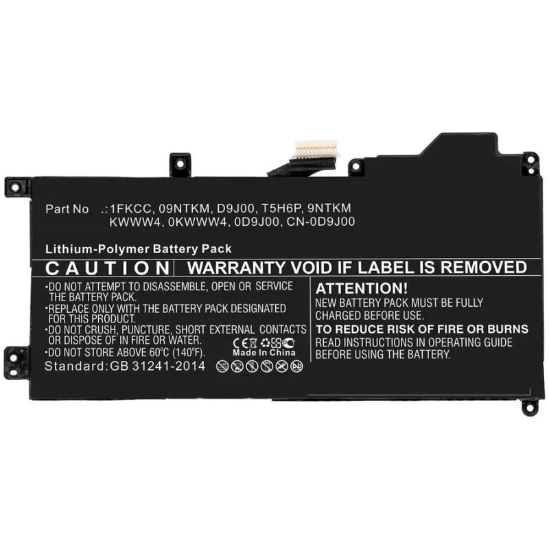 Image of CoreParts MBXDE-BA0280 laptop spare part Battery