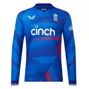 Image of 2023 England Cricket ODI Replica Long Sleeve Jersey