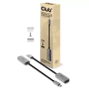 image of CLUB3D CAC-1567 - USB Type C - DisplayPort - Male/Female - 0.22 m...