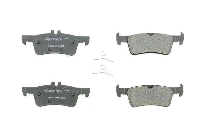 Image of AISIN BPPE-2015 Brake pad set Premium ADVICS by AISIN excl. wear warning contact Brake Pad Set,disc brake (402)