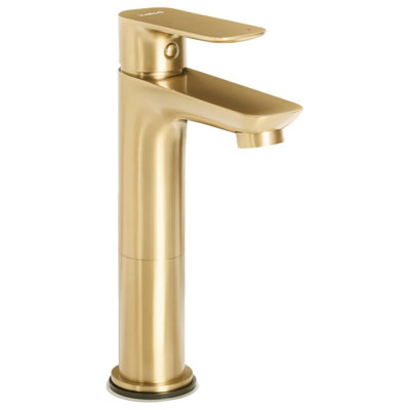 Image of Beliani Basin Mixer Tap Chimbote Brass Gold