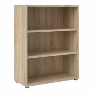 Image of Prima Bookcase 2 Shelves In Oak Effect