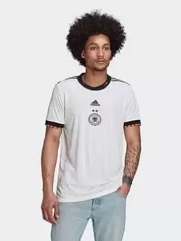Image of adidas Germany 21/22 Home Jersey, White Size M Men