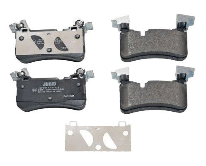 Image of JURID 573615J Brake pad set prepared for wear warning indicator Brake Pad Set,disc brake (402)