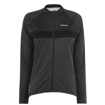 Image of Pinnacle Race Long Sleeve Cycling Jersey Ladies - Grey