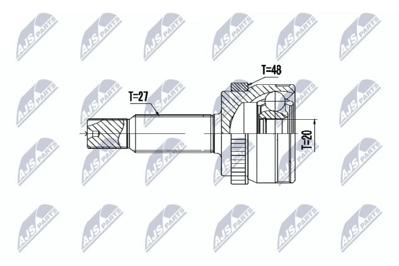 Image of NTY CV joint kit NTY NPZ-HY-550