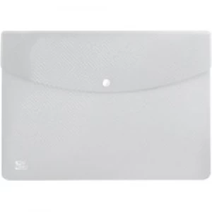 Image of ELBA Document Wallet with Press Stud Closure Urban A4 Transparent PP Pack of 5