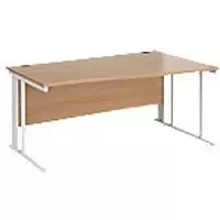 Image of Dams International Wave Desk MCM16WRWHB 1,600 x 725 x 800 - 990 mm