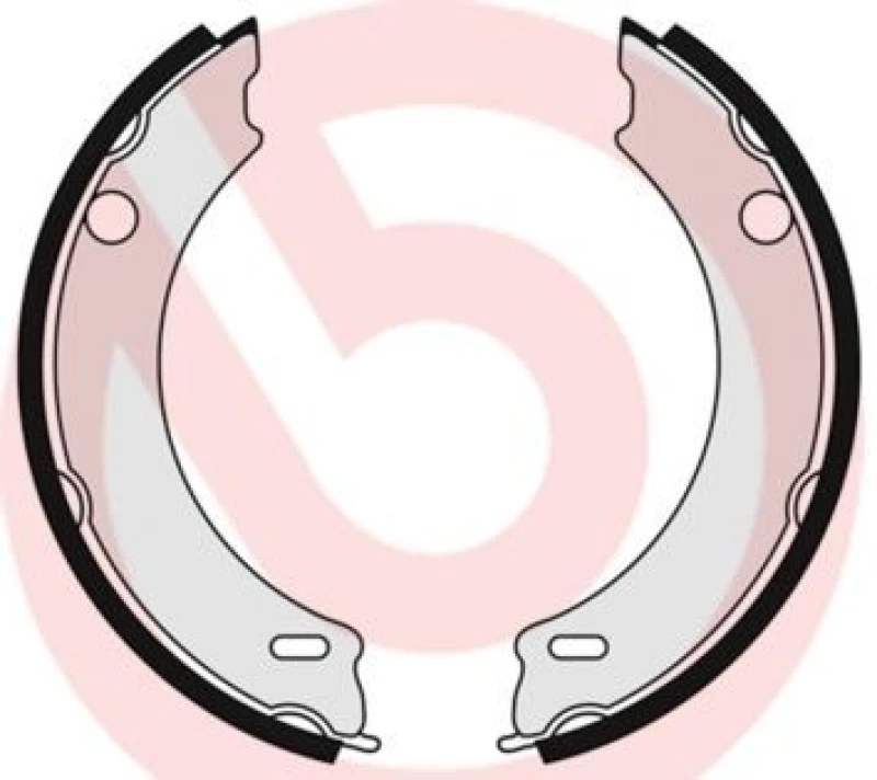 Image of BREMBO Handbrake shoes BREMBO S 86 508