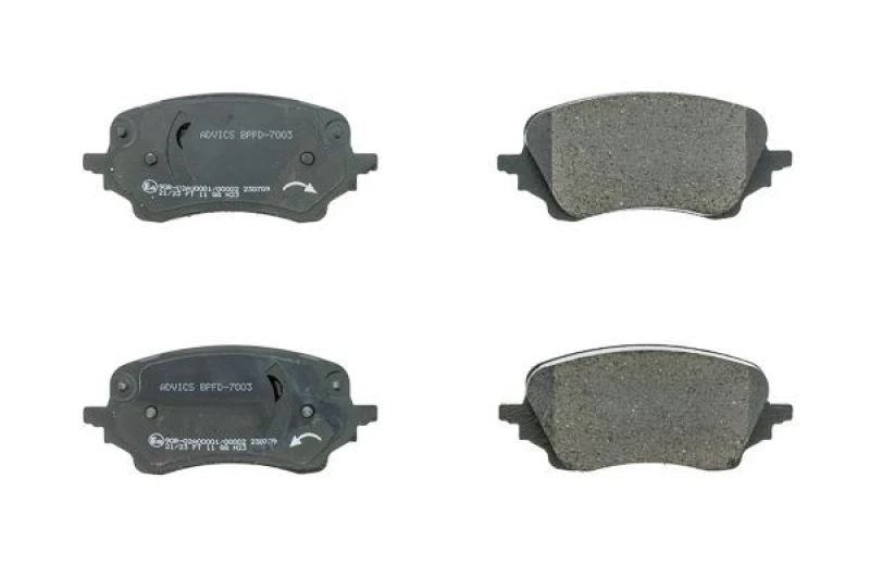 Image of AISIN Brake pad set AISIN BPFD-7003