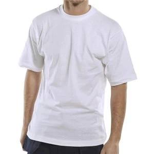 Image of Click Workwear T Shirt 180gsm L White Ref CLCTSWL Up to 3 Day Leadtime