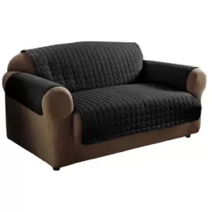 Image of Quilted Water Resistant Furniture Protector (3 Sizes) (Chair) (Black) - Black