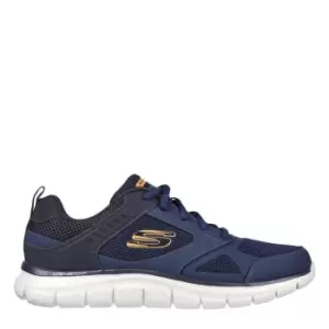 image of Skechers Lace-Up Sneaker W Overlays & - Blue