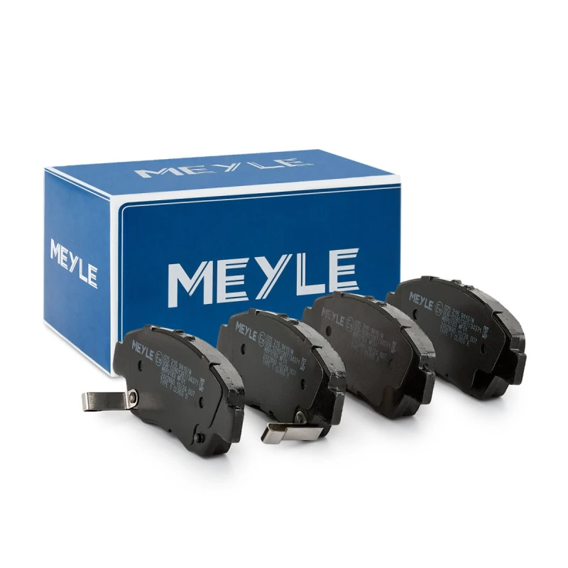 Image of MEYLE 025 216 9416/W Brake pad set Front Axle, with acoustic wear warning, Original Quality, with anti-squeak plate Brake Pad Set,disc brake (402)