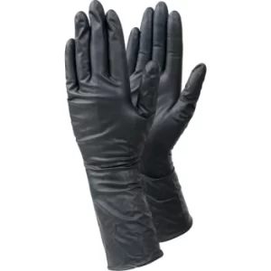 image of Tegera Disposable Gloves, Black, Nitrile, Powder Free, Smooth, Size 11, PK-50