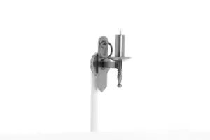 Image of Mitre 1 Light Aged Single Wall Light