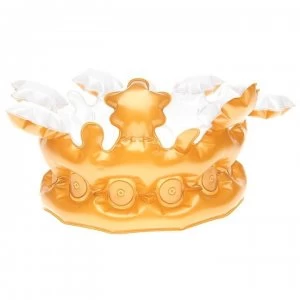 image of Golddigga Inflatable Gold Crown Ladies - Gold