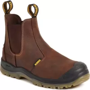 Image of DEWALT Nitrogen Mens Dealer Safety Boots Brown Size 6