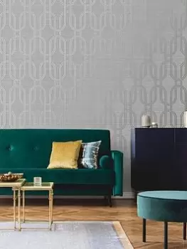 Image of Boutique Indulgent Geo Moonstone Wallpaper